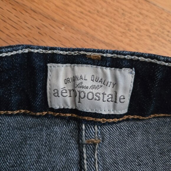 Vintage y2k aeropostale micro mini denim shorts - Picture 2 of 4